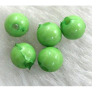 Plastic round Beads, 10mm dia, approx 4000pcs