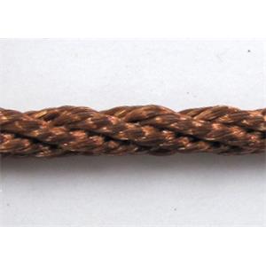 Twist Cotton Rattail Jewelry bindings wire, 2mm dia, approx 30yards per roll