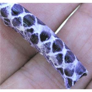 PU leather wrapped cord, approx 6mm dia