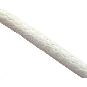 waxed cord, round, jewelry binding, white, 2mm dia, 100yard per rolls