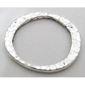 Tibetan Silver ring, Lead free and nickel Free, 30mm dia