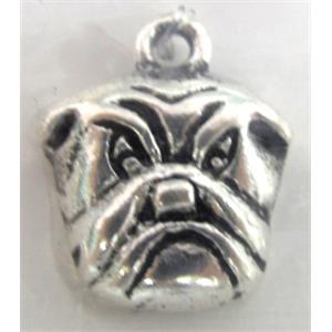Tibetan Silver pendant non-nickel, 16x13mm