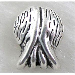 Tibetan Silver spacer bead, lead free and nickel free, 9x11mm