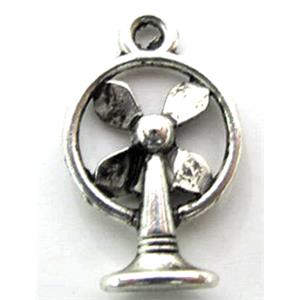 Tibetan Silver pendant, Lead free and nickel Free, 28mm