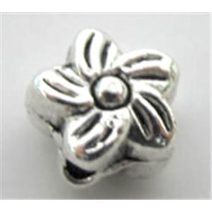 flower bead, Tibetan Silver Spacers Non-Nickel, 6mm dia