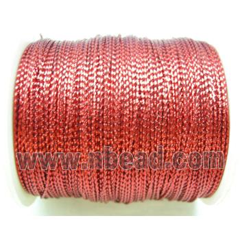 Metallic Cord, Red