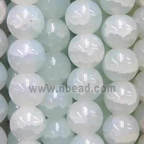 round Crackle Glass beads
