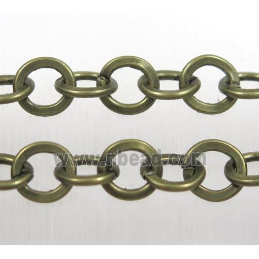 iron chain, Antique bronze