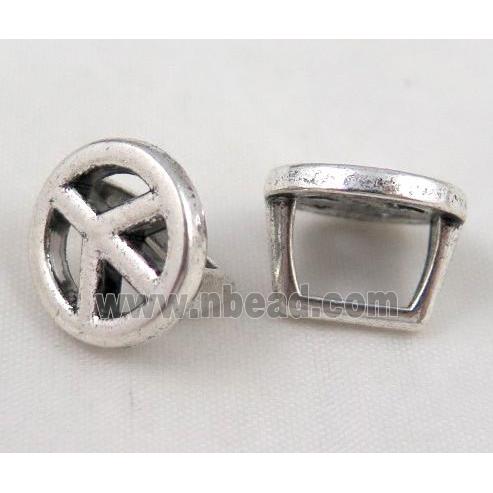 bead, tibetan silver Non-Nickel
