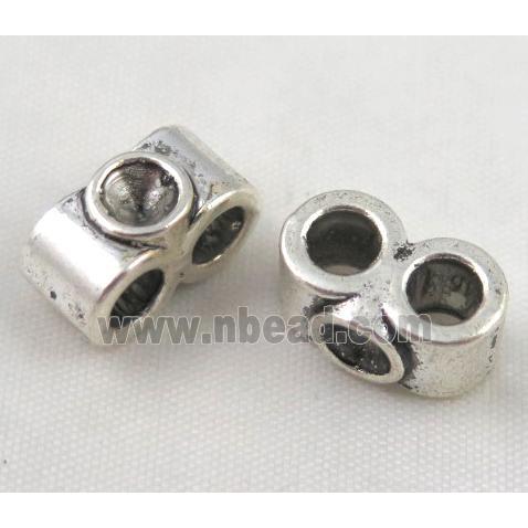 bead, tibetan silver Non-Nickel