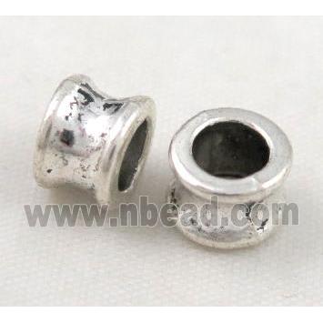 bead, tibetan silver Non-Nickel