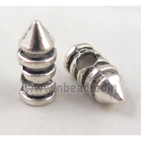 bead, tibetan silver Non-Nickel