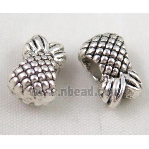 pineapple bead, tibetan silver Non-Nickel