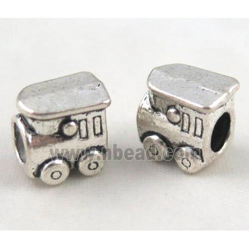 bead, tibetan silver Non-Nickel