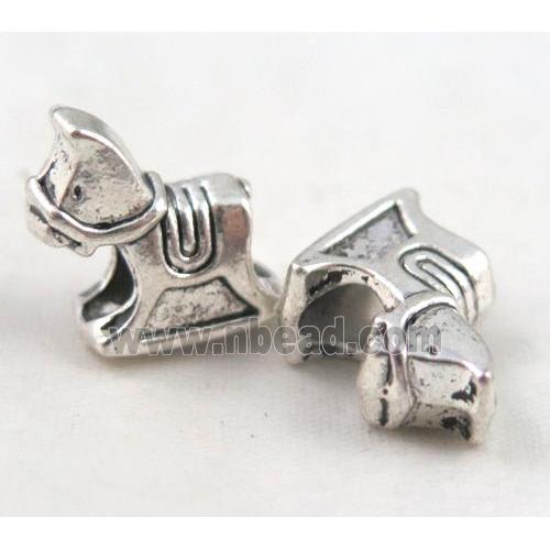 bead, tibetan silver Non-Nickel