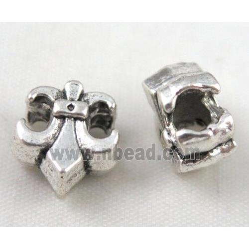 bead, tibetan silver Non-Nickel
