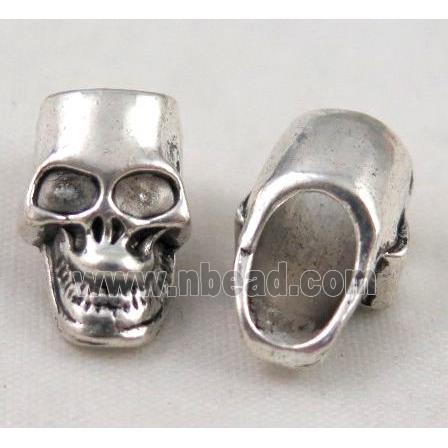 tibetan silver skull beads Non-Nickel