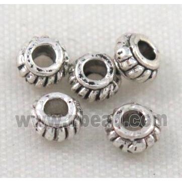 tibetan silver spacer beads, non-nickel