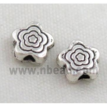 tibetan silver spacer beads, non-nickel
