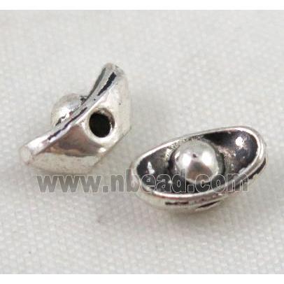 tibetan silver spacer beads, non-nickel