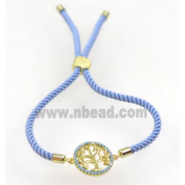 handmade bracelet with nylon wire, zircon bead