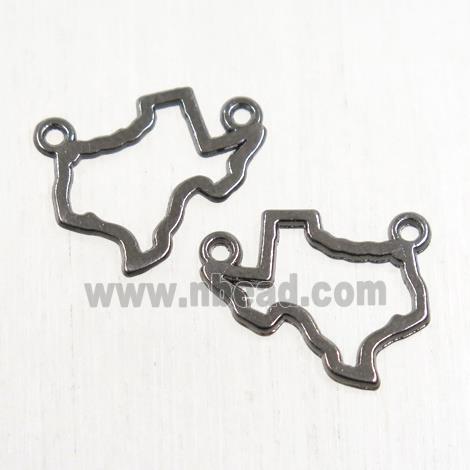copper pendant, black