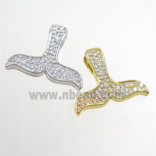 copper pendants paved zircon, mix color