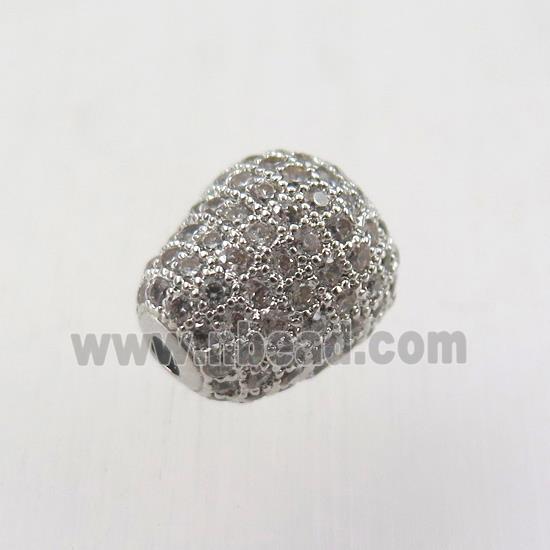 copper bead paved zircon
