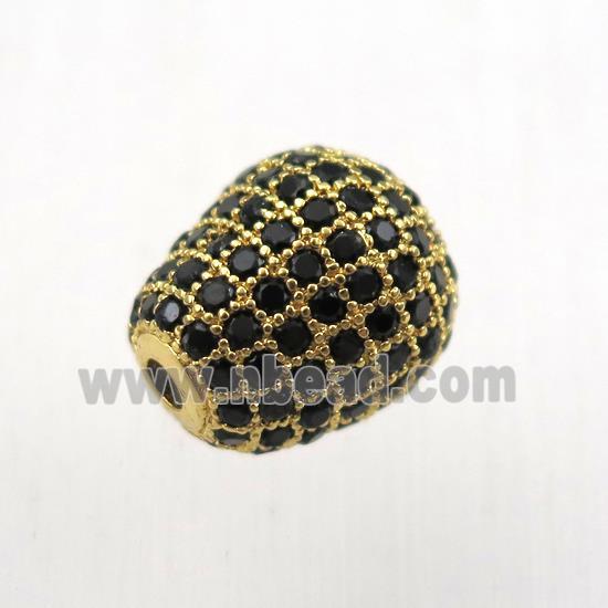 copper bead paved zircon