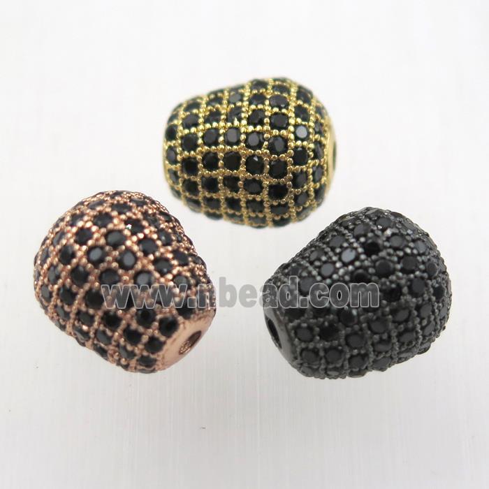 copper bead paved zircon