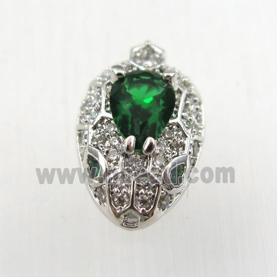 copper bead paved zircon