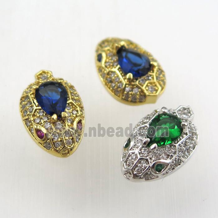 copper bead paved zircon