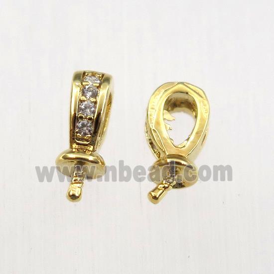 copper bead paved zircon