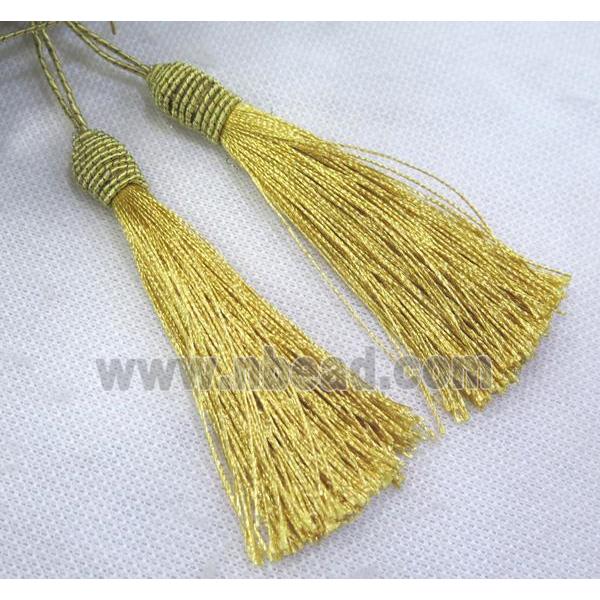 handmade tassel with nylon wire