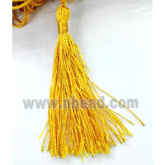 handmade tassel pendant with nylong wire
