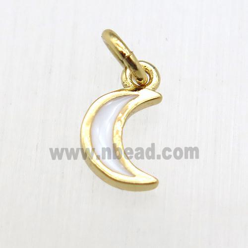 copper pendant, gold plated