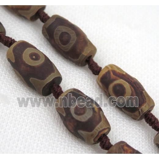 tibetan agate bead, oval