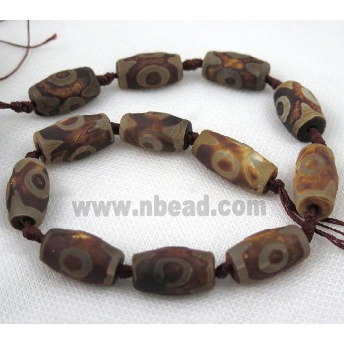 tibetan agate bead, oval