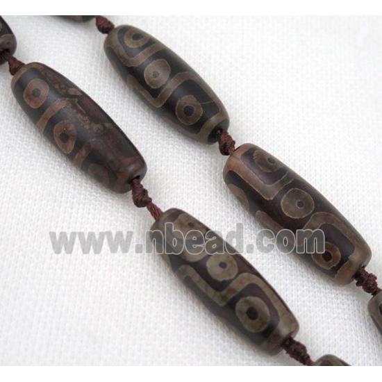 tibetan agate bead, oval