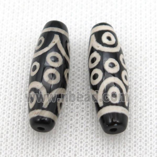 tibetan DZi rice beads, eye