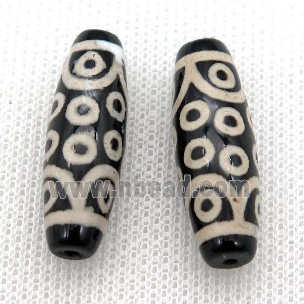 tibetan DZi rice beads, eye