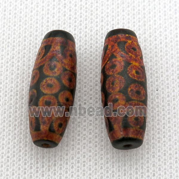 tibetan DZi rice beads, eye