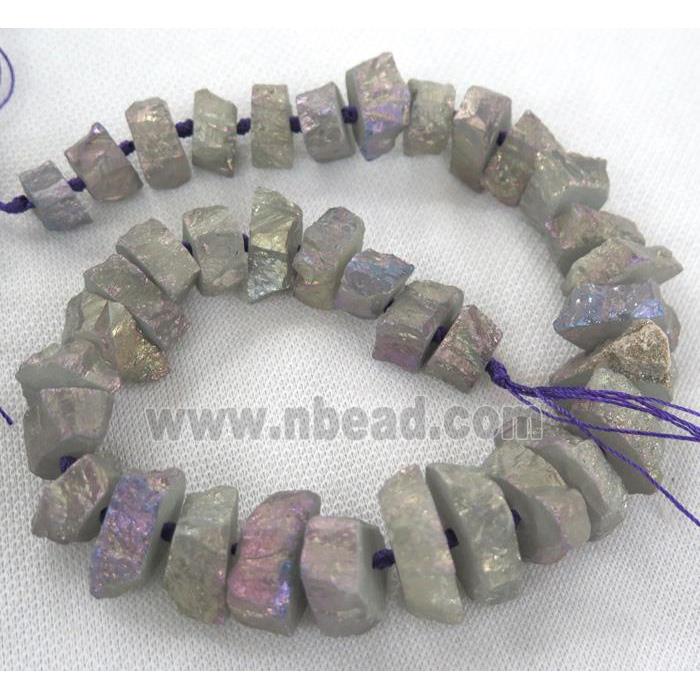 quartz bead, freeform