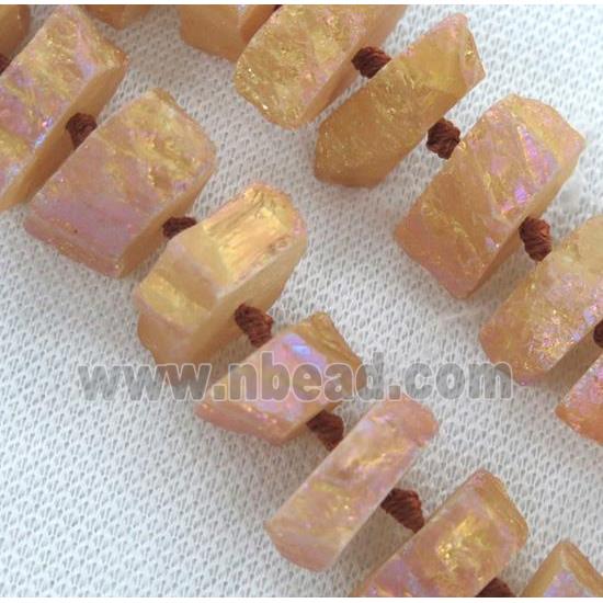 quartz bead, freeform