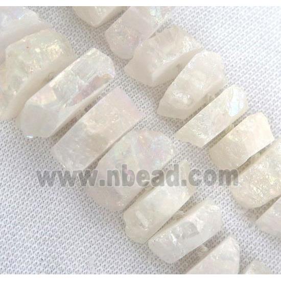 quartz bead, freeform