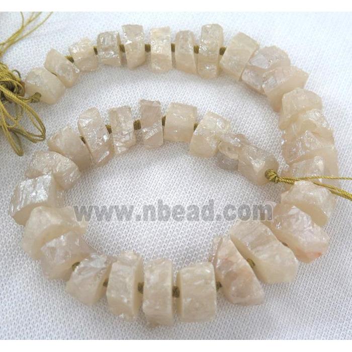 quartz bead, freeform