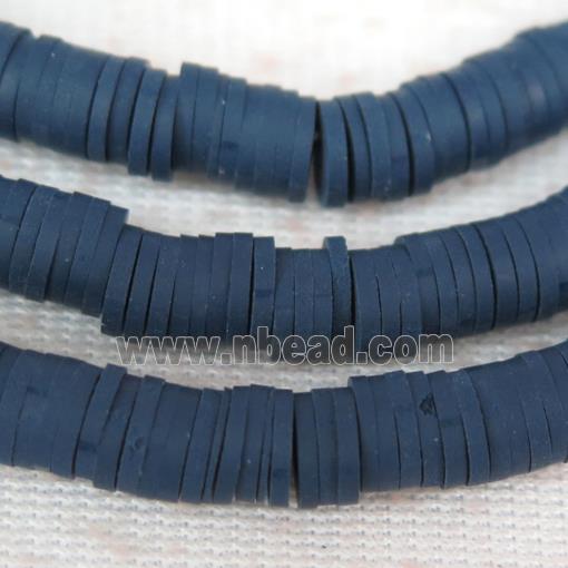 inkblue Fimo Polymer Clay heishi beads