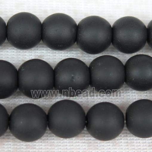 round black Fimo Polymer Clay Beads