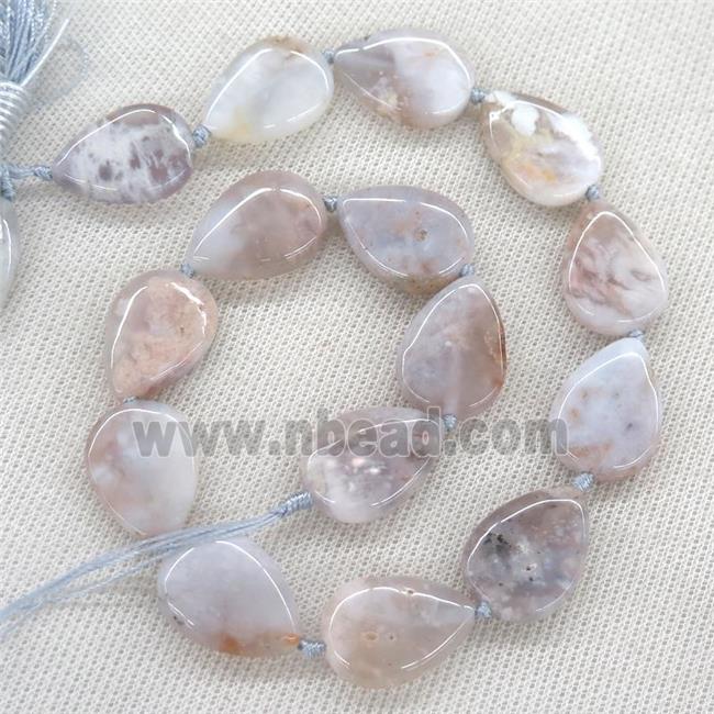Cherry Agate Beads, teardrop