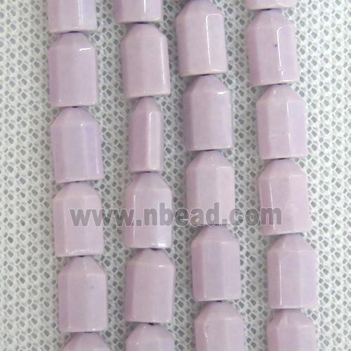 purple Oxidative Agate bullet beads